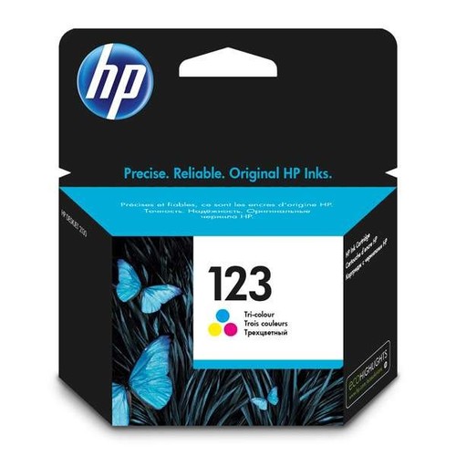 ראש דיו ‏ציאן מגנטה וצהוב HP 123 F6V16AE