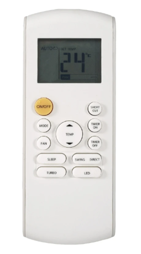 שלט תואם רחוק למזגנים  Midea  RG57B/BGE RG57A2/BGEF