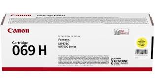 טונר צהוב מקורי Canon Toner Cartridge 069H Yellow