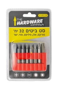  סט ביטים 32 חלקים פיליפס/פוזי/ישר/אלן/טורקס  