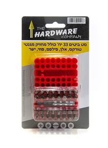  סט ביטים פיליפס/פוזי/ישר/אלן/טרקס 33 יח