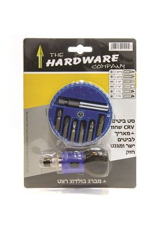  מברג בולדוג רצט עם סט ביטים ומאריך מגנטי חזק 