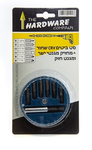  סט ביטים שחור עם מאריך מגנטי חזק 
