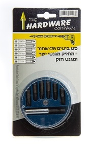  סט ביטים שחור עם מאריך מגנטי חזק 
