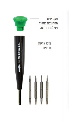  מברג אלקטרוניקה/שענים טורקס, 8 מידות 