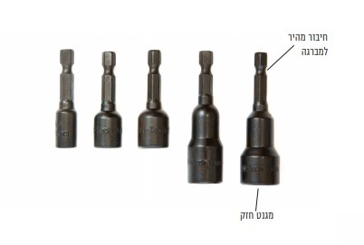  סט 5 בוקסות מגנטיות 