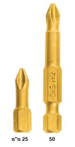  ביט פיליפס טיטניום 2 אורך 25 מ