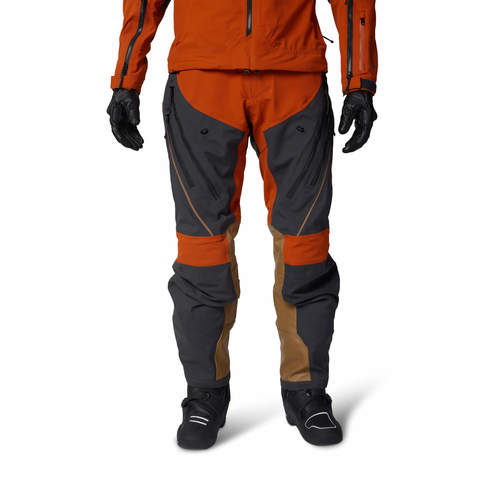 מכנס רכיבה ממוגן וחסין מים פוקס כתום / שחור - FOX DEFEND GORE -TEX ADV PATNS