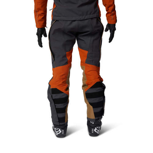 מכנס רכיבה ממוגן וחסין מים פוקס כתום / שחור - FOX DEFEND GORE -TEX ADV PATNS