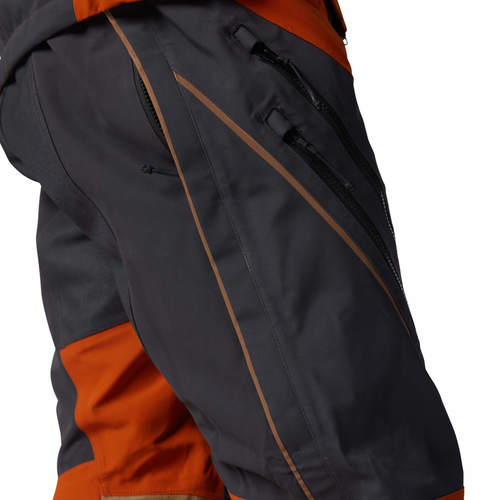 מכנס רכיבה ממוגן וחסין מים פוקס כתום / שחור - FOX DEFEND GORE -TEX ADV PATNS