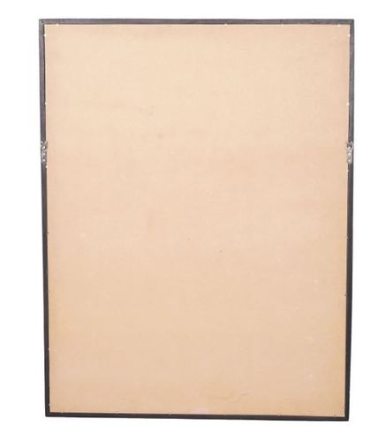 יצירת אומנות שחורה renton Large Black Wall Art Papier Mache 1
