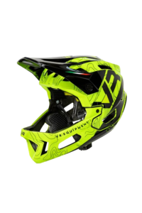 קסדת אנדורו מלאה וי אר 46 צהוב / שחור - VR46 MTB MIPS FULL FACE HELMET