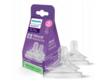 זוג פטמות האכלה לבקבוקי Avent Natural Response - גילאי 3+, זרימה שלב 4