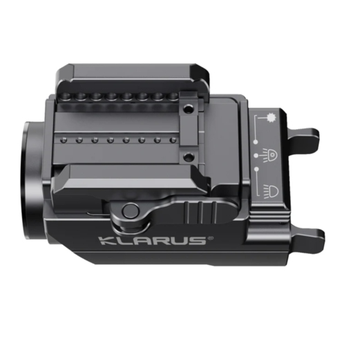 פנס כולל ציין לייזר טקטי לאקדח  KLARUS GL2 1000 Lumens Compact Tactical Rail Light