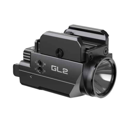 פנס כולל ציין לייזר טקטי לאקדח  KLARUS GL2 1000 Lumens Compact Tactical Rail Light