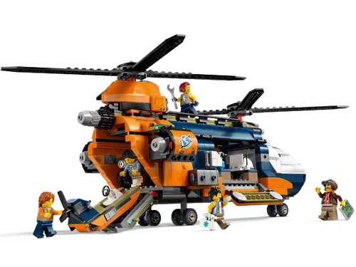 לגו סיטי - מסוק חוקר ג'ונגל במחנה הבסיס   60437 LEGO 