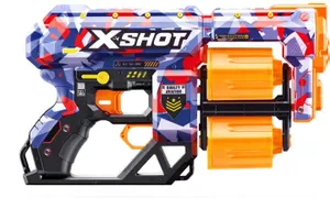 רובה ילדים אקס שוט SKINS כולל 12 חיצי ספוג למשחקי מלחמה עם חברים בחצר - MALICE