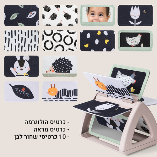 ספר שחור לבן מסתובב טאף טויס