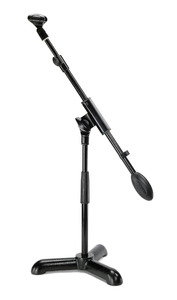 סטנד למיקרופון לתוף בס או מגבר עם בום SAMSON MICROPHONE MINI BOOM STAND ESAMB1