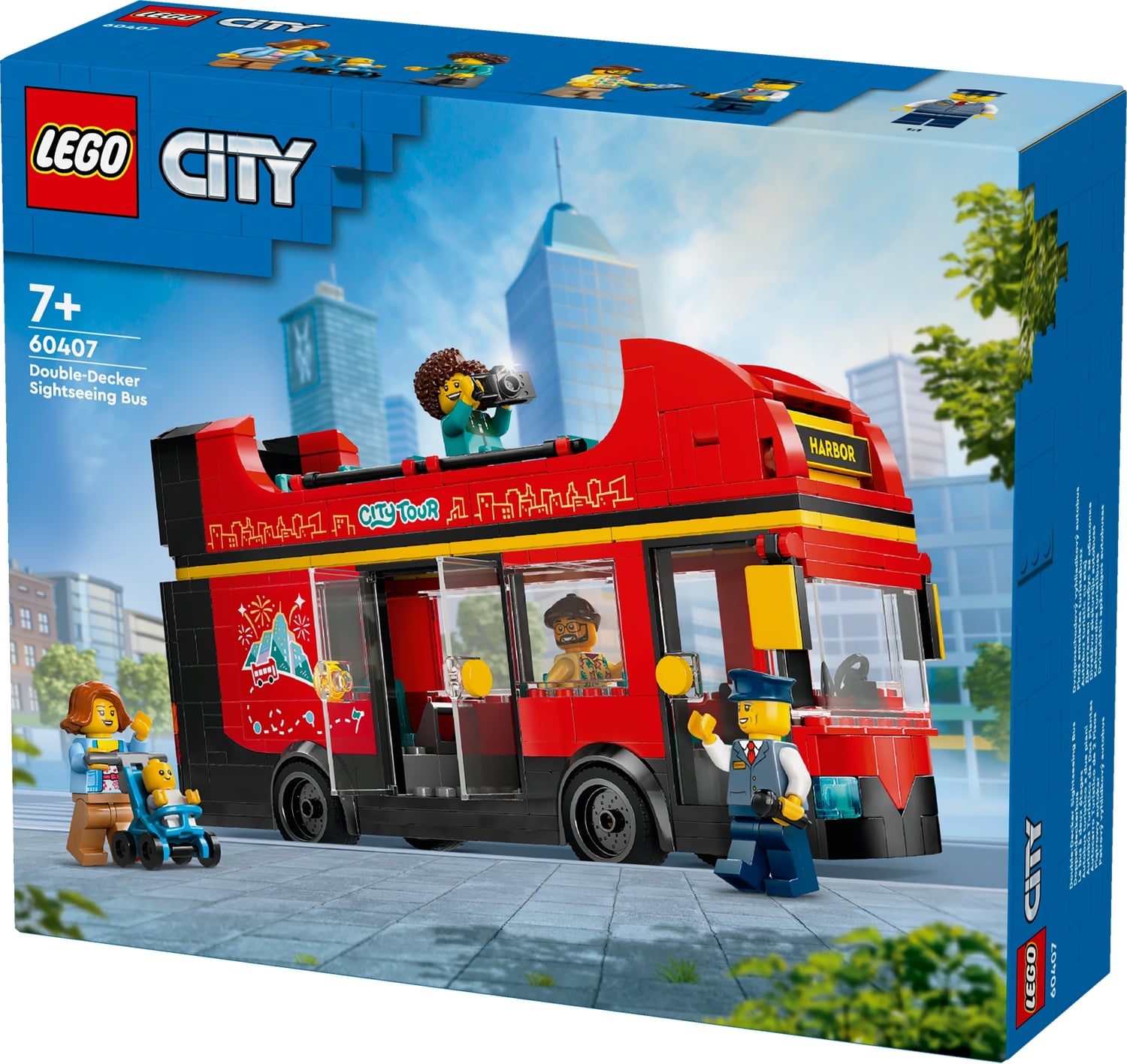 לגו City אוטובוס תיירות אדום דו קומתי (60407)