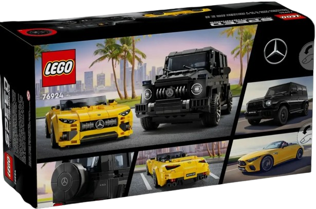 לגו Speed Champions Mercedes-AMG G 63 ו-Mercedes-AMG SL 63 (76924)