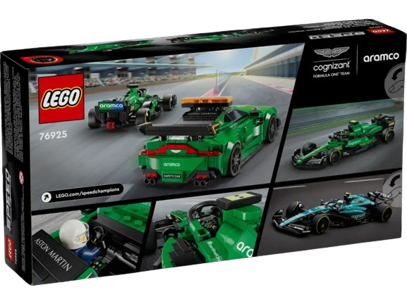 לגו (76925) Speed Champions רכב בטיחותי ודגם AMR23 של Aston Martin