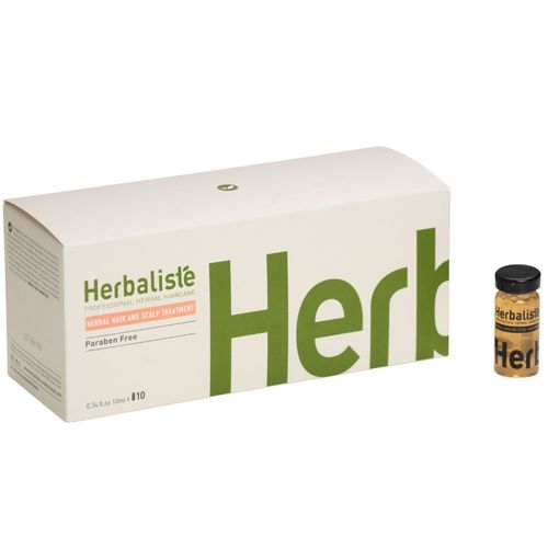 מארז אמפולות טיפול צמחי לקרקפת ולשיער בריא HERBALISTE הרבליסטה 10 יח'*10 מ