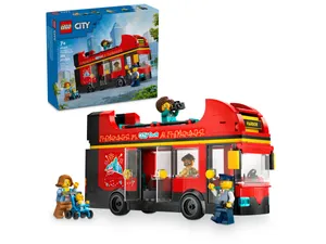 לגו סיטי - אוטובוס תיירות אדום דו קומתי   60407 LEGO