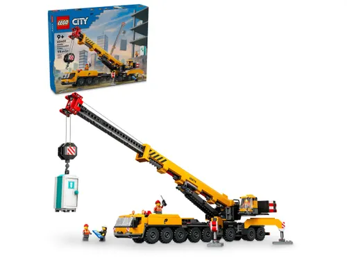 לגו סיטי - עגורן בנייה צהוב נייד   60409 LEGO