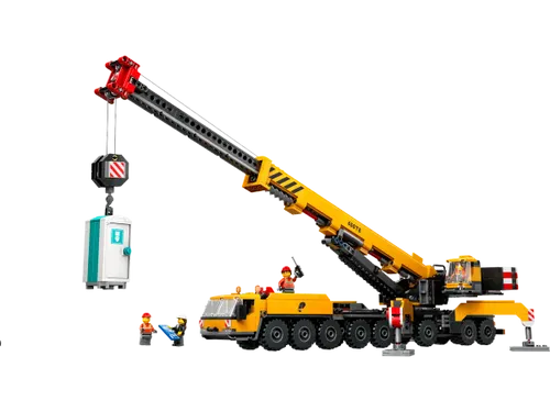 לגו סיטי - עגורן בנייה צהוב נייד   60409 LEGO