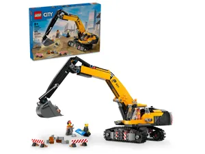 לגו סיטי - מחפר בנייה צהוב   60420 LEGO