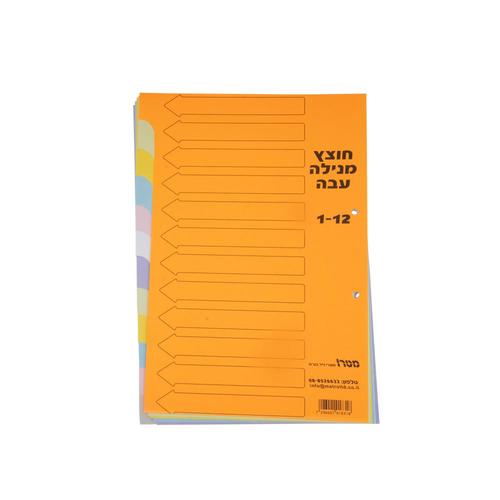 חוצץ 1/12 מנילה עבה