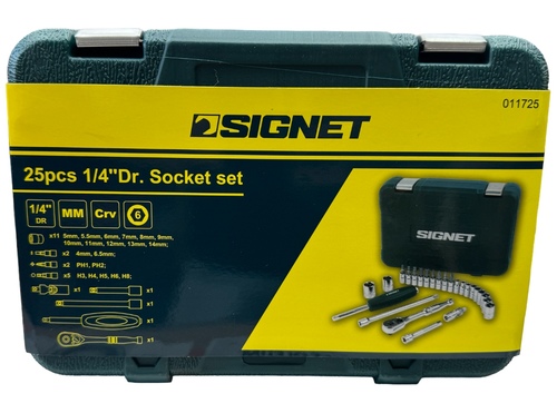 סט בוקסות 1/4 25 חלקים SIGNET CRV סיגנט