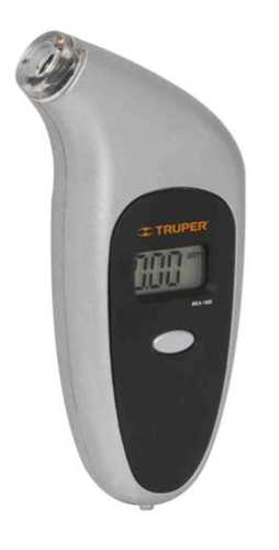 מודד לחץ אוויר דיגיטלי עד 100PSI טרופר TRUPER