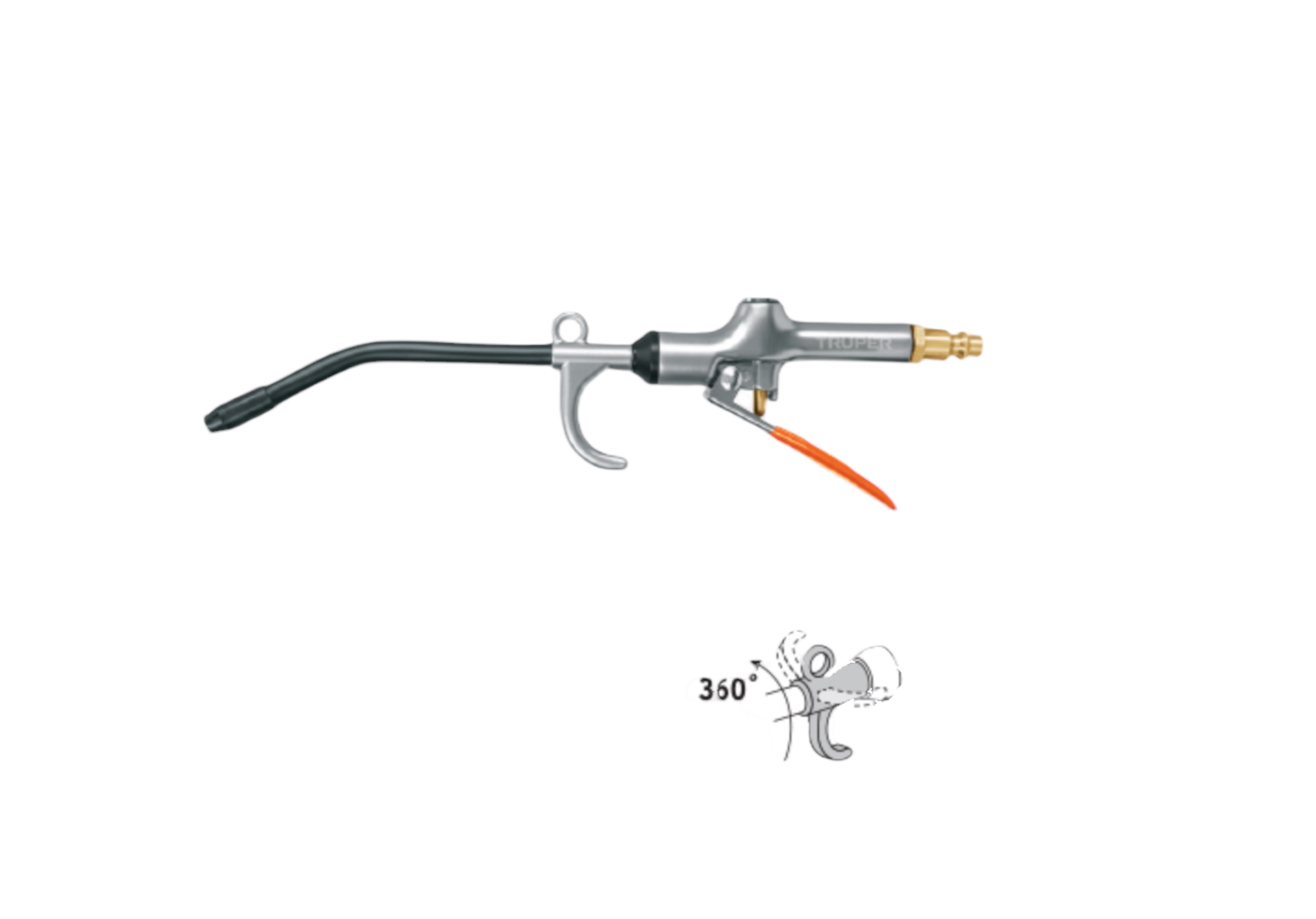 אקדח אויר לחץ גבוה 120 PSI 