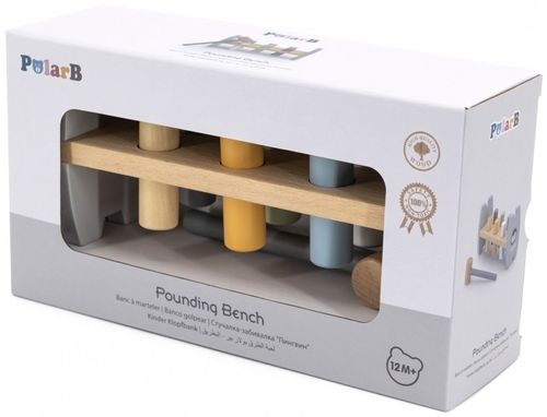 הך פטיש 6 פינים עם פטיש מעץ מלא - פינגווין