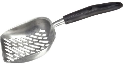 כף חול זורה מנירוסטה מחוזקת לאיסוף צרכים 35 ס