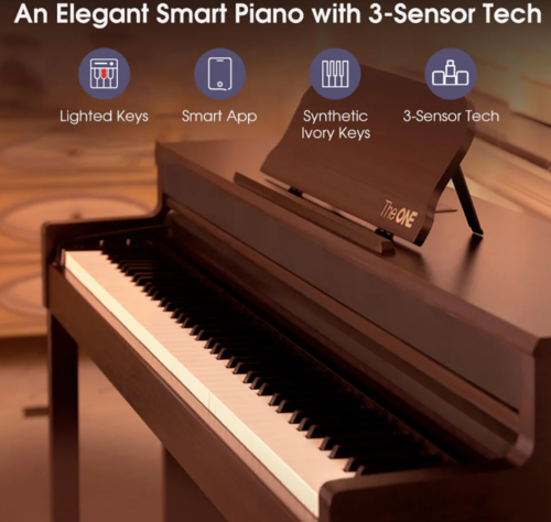 ספינת הדגל של הפסנתרים החכמים The ONE TOP2 Smart Piano Pro פסנתר חשמלי מהדור הבא