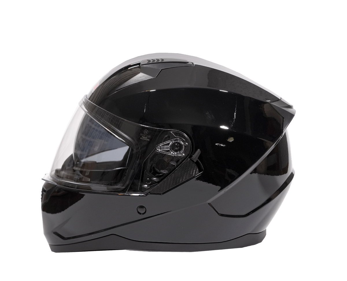 קסדה מלאה בלק ליון שחור מבריק - BLACKLION HELMET ECE06