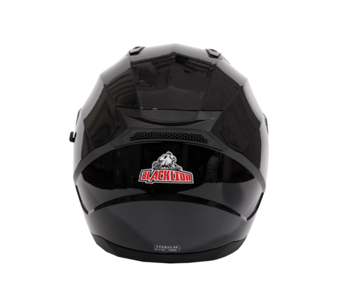 קסדה מלאה בלק ליון שחור מבריק - BLACKLION HELMET ECE06