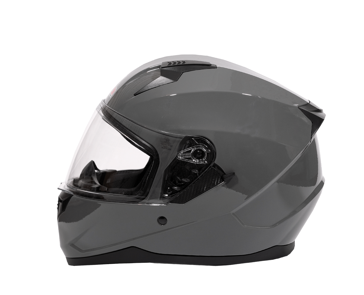 קסדה מלאה בלק ליון אפור בטון - BLACKLION HELMET ECE06