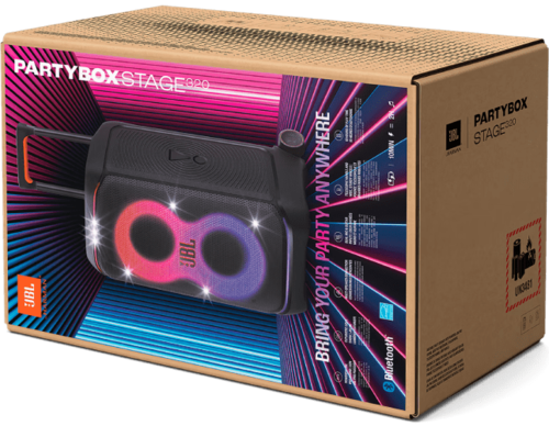 יבואן רשמי | רמקול בידורית נייד JBL PartyBox Stage 320ברפאלי - refali.co.il