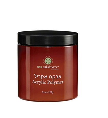 אבקת אקריל 227 גרם | לבן לפרנץ’ | נייל קריאטיביטי