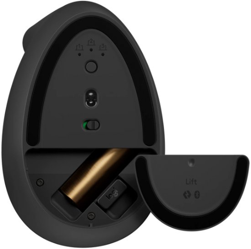 עכבר ארגונומי אנכי אלחוטי לשמאליים Logitech Lift Vertical Ergonomic