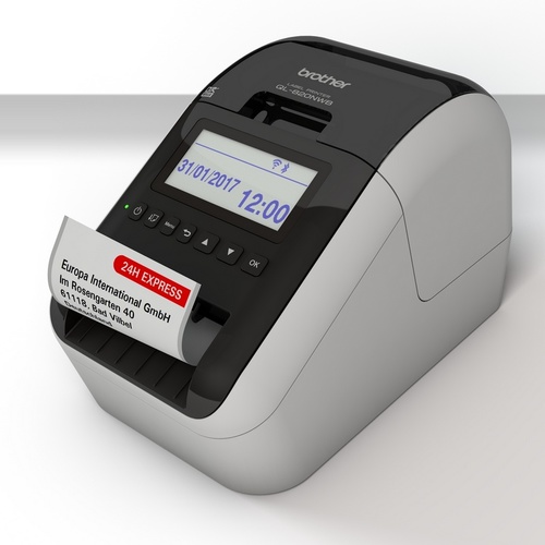 QL-820NW מדפסת רשת לתוויות