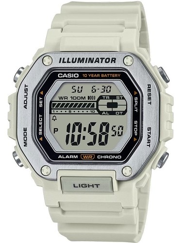 CASIO MWD-110H-8A תצוגה גדולה