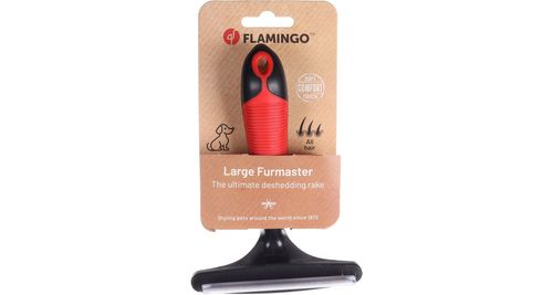 מסרק פורמאסטר לכלב במגוון מידות פלמינגו | Flamingo