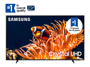 מסך טלויזיה סמסונג "Samsung 43DU8000 UHD 4K Smart TV 43