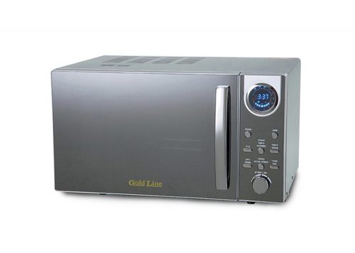  מיקרוגל 25 ליטר דיגיטלי נירוסטה + גריל, דלת מראה D90D25ESL-G1 גולד ליין Gold Line