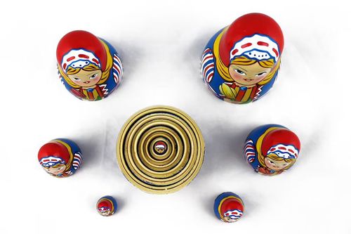 בבושקה מטריושקה מקורית 7 חלקים 7025